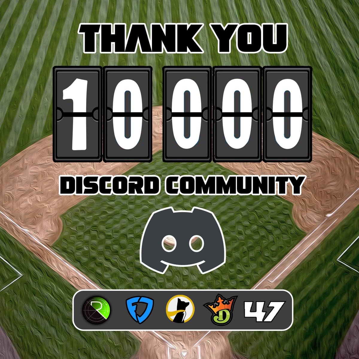 RotoRadar's tweet photo. 10,000 Strong. Thank you, #RRNation | #cb47 ๐
๐ https://t.co/L5TAbPn6RY https://t.co/8v1KMYNVPl