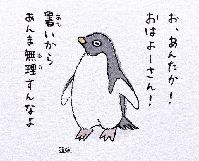 今日のアデリーさん 