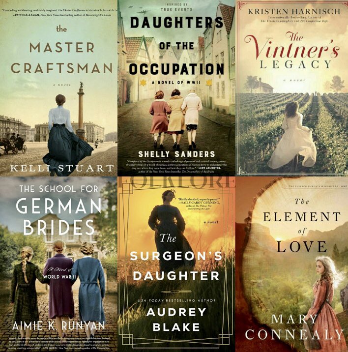 #summerreads #themastercraftsman <a href="/kellistuart/">Kelli Stuart</a> #daughtersoftheoccupation #thevintnerslegacy <a href="/KristenHarnisch/">Kristen Harnisch</a> #theschoolforgermanbrides <a href="/aimiekrunyan/">Aimie K. Runyan-Vetter</a> #thesurgeonsdaughter <a href="/audreyblake/">Audrey Blake</a> #theelementoflove <a href="/maryconnealy/">Mary Connealy</a> #summerpics #AuthorsOfTwitter