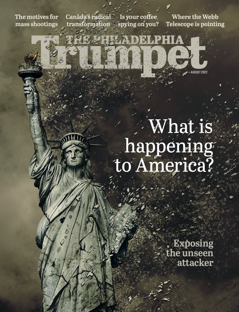 PCG_News's tweet image. August 2022 Trumpet now at the printer. 
Will feature/offer America Under Attack.
thetrumpet.com/literature/boo…