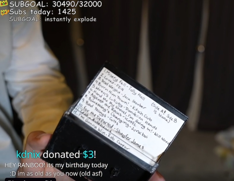 LambOfOMG's tweet photo. HERE'S THE PLAYLIST ON THE CASETTE! #RANBOO #RANBOOFANART #RANBOOSTREAM https://t.co/sWXid8YXDc