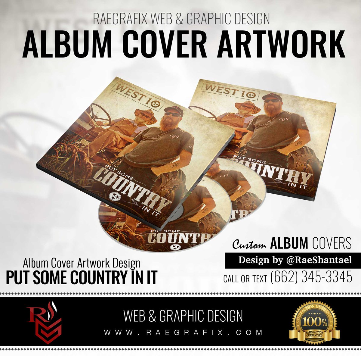 WePressUp's tweet photo. Need album cover art with your CDs? We do that too! Album artwork is designed by @RaeShantael

For album art, websites, business cards, EPKs, flyers, posters and more, call or text 662-345-3345.

#RaeGrafix #GraphicDesign #AlbumCover #Album #CDArtwork #CDduplication #wepressup https://t.co/XWbl8UMOK2
