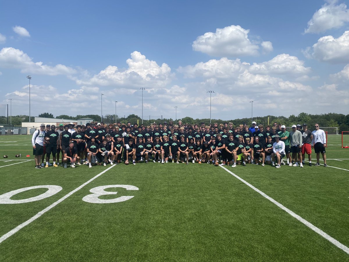 coachrdodge's tweet photo. Great start to camp! Love seeing guys from all over the country working on their craft! Excited for day two! https://t.co/akgncL3hSD