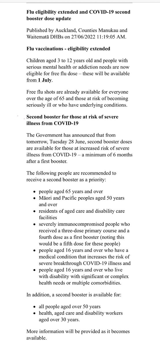 SandhyaRamanat1's tweet photo. @NjbBari3 So Australian HCWs who have managed to #avoidcovid19 to date are given no options to boost their immunity? Punished rather..? As one of the MANY #HCWs who has avoided Covid thus far, I’m pleased #NZ🇳🇿 has included HCWs >30 yo in the #secondbooster 💉💉💉💉campaign starting today. https://t.co/4ogj30uBla