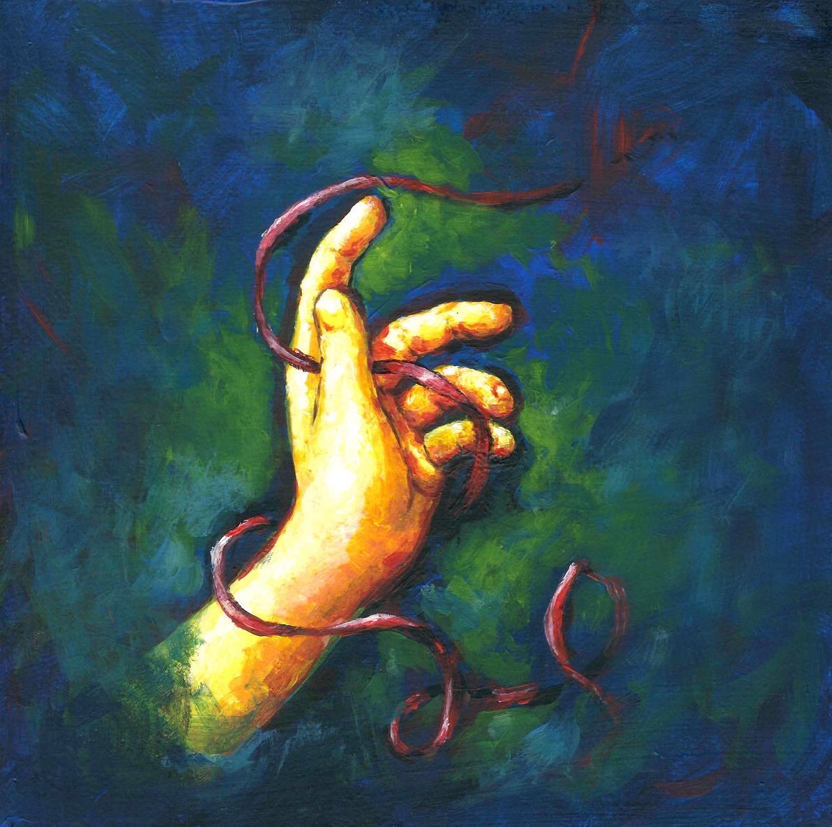 Have you seen the cover of our new EP? It’s another Meredith Gilna original! Meredith is a prolific painter and composer. She also painted the cover of our first album, “Sounds Like”. Find out all about her work here: mjgilna.wixsite.com/meredithgilna