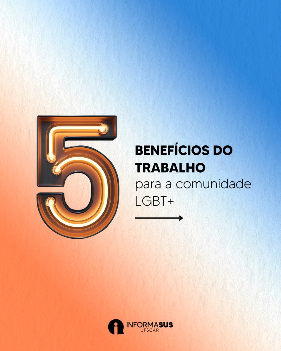 informasus's tweet photo. Você sabia que a comunidade #LGBT+ encontra no trabalho uma ferramenta potente de manutenção da vida e afirmação de #identidade? Segue a thread👇 para descobrir 5 maneiras como o trabalho beneficia essa #comunidade 🏳️‍🌈 #informasus #coronavirus #quarentena #vacina #MesLGBTQ https://t.co/xqFg2EcUYB