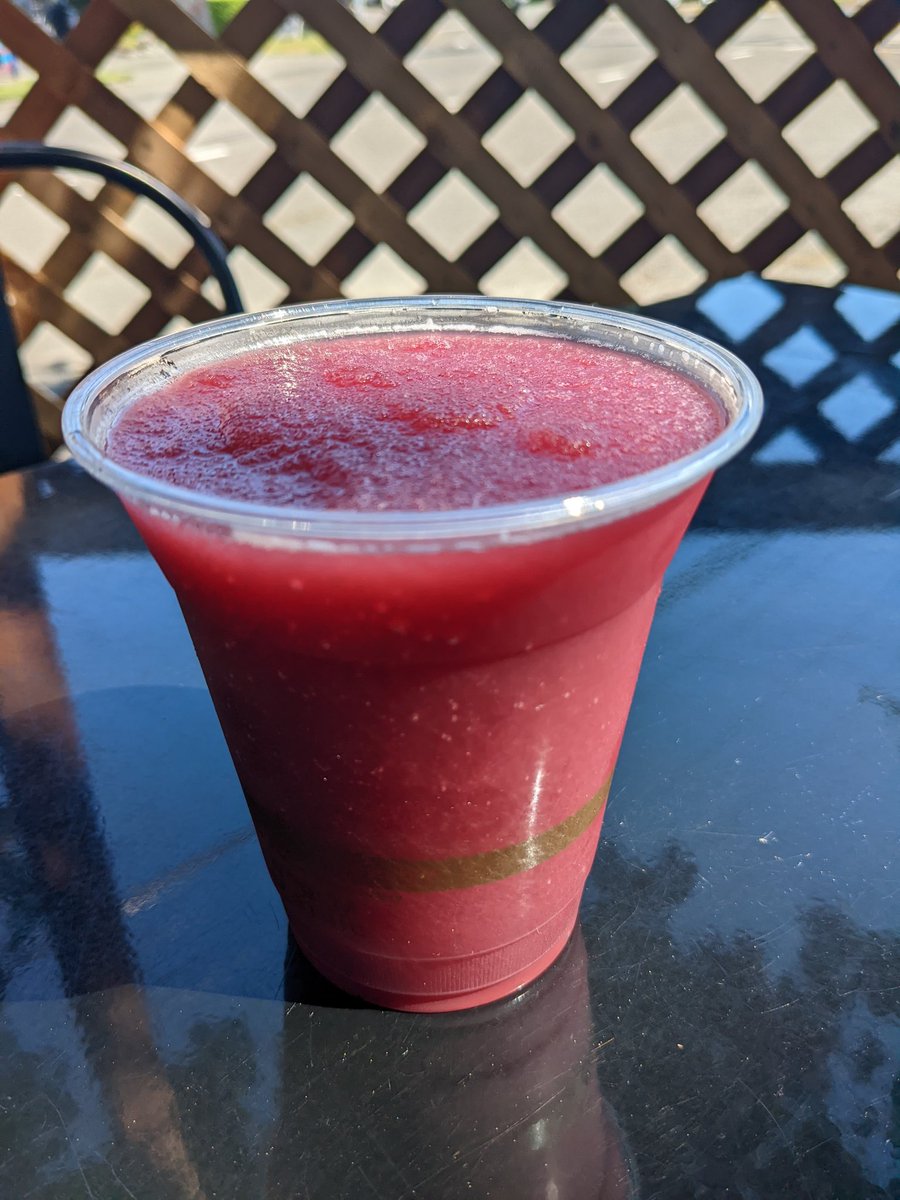marionberry &amp; blackberry sour beer slushie