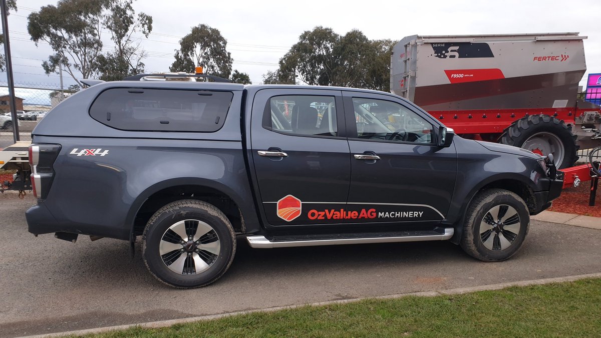 OzAG_Machinery's tweet photo. Shout out to Dan from @OTooleSigns for the great job he did kitting out the new work Utes. Keep an eye out for these around town and off the beaten track!
#werefarmerstoo #ozvalue #workutes #newlook #otoolesigns #lookingfresh #workfleet #dmax #4x4 #oftm #opts https://t.co/0XKGqyFZwM