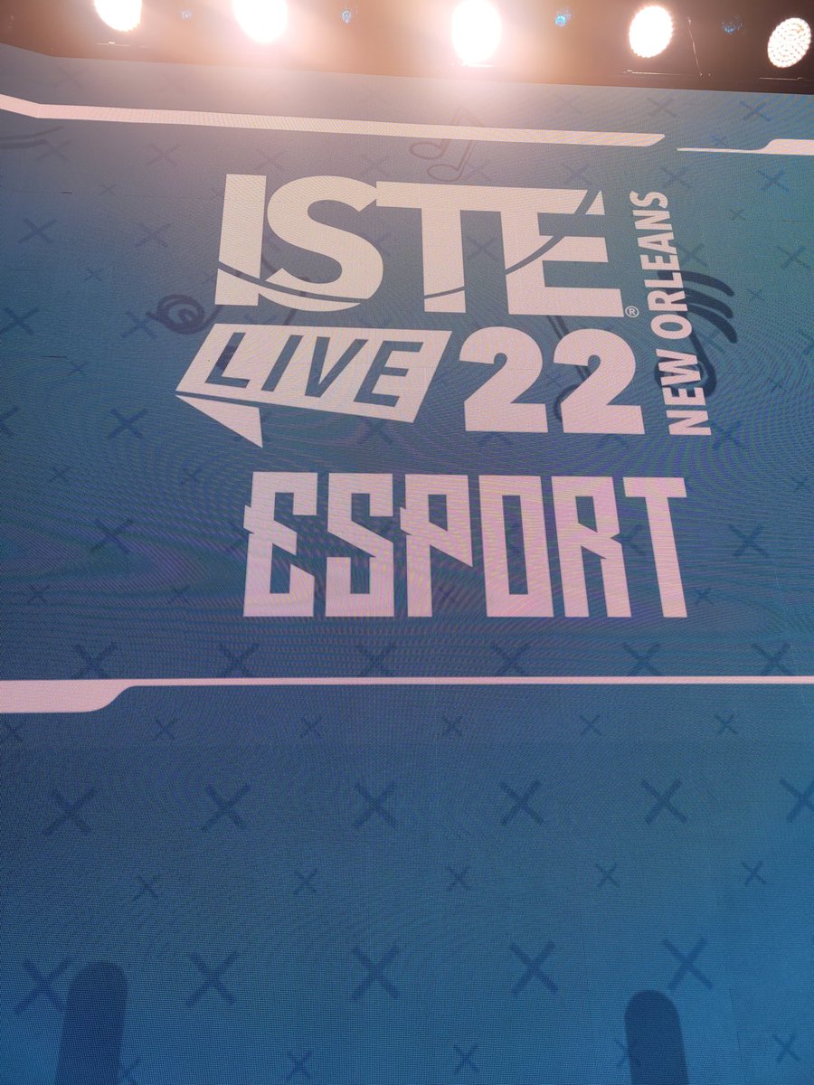 Sharing the @iste stage with my #esports peers was great. This is only a small step in the right direction. Thanks to @CDWCorp for sponsoring. @SouthernULaw @SouthernU_BR #ISTELive22 #ISTE22