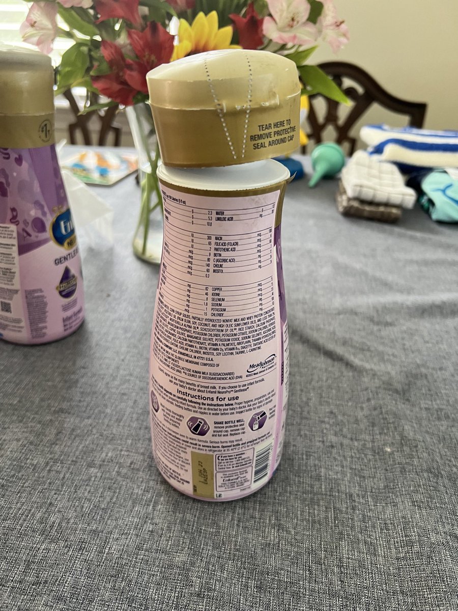 FJ_Junior's tweet photo. @Target I’ve received 8 bottles of baby formula with the outside seal broken and just opened the first good one to find the inside seal broken and formula breached through. Anyone else having this issue?! What’s going on?! https://t.co/9KsvhmUA3G