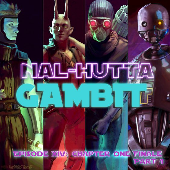 Nal Hutta Gambit, Episode XIV: Chapter One Finale, Part 1, is now available for download on all major podcatchers!

Character art by Dan Martin
wondrousworks.art/contact.html

#rpg #roleplaying #podcast #actualplay #swrpg #ttrpg #starwarsrpg #nalhuttagambit