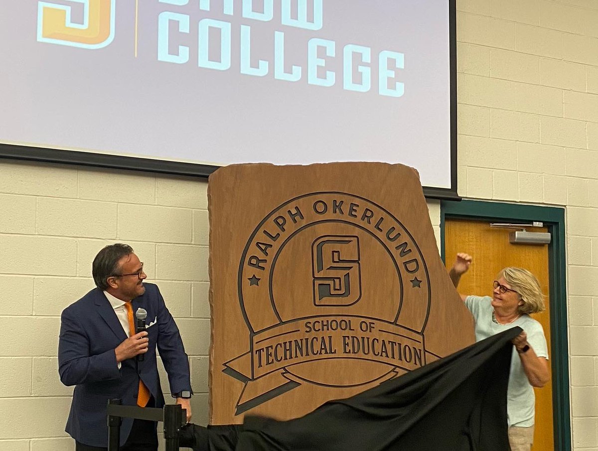 Snow College President tweet media