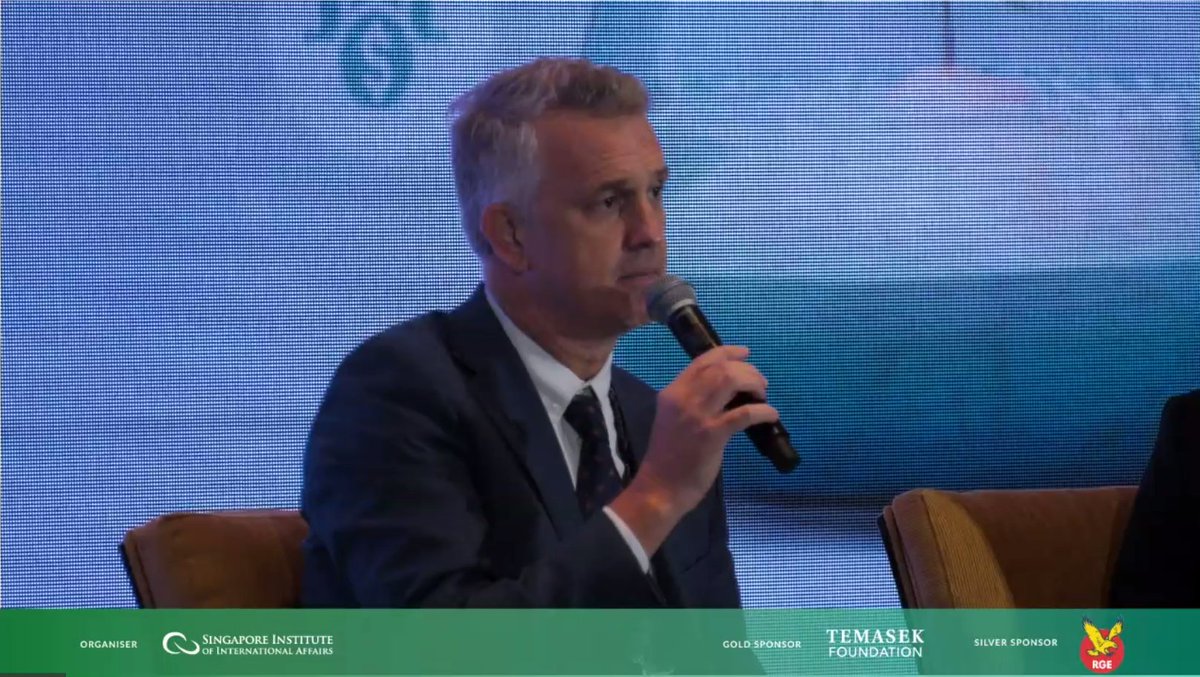 Mr. Craig Tribolet, Sustainability Operations Manager, APRIL (<a href="/APRILpulp/">APRIL</a>) shares during Panel 2: "COP26 demonstrated that we are embracing the imperative to act"