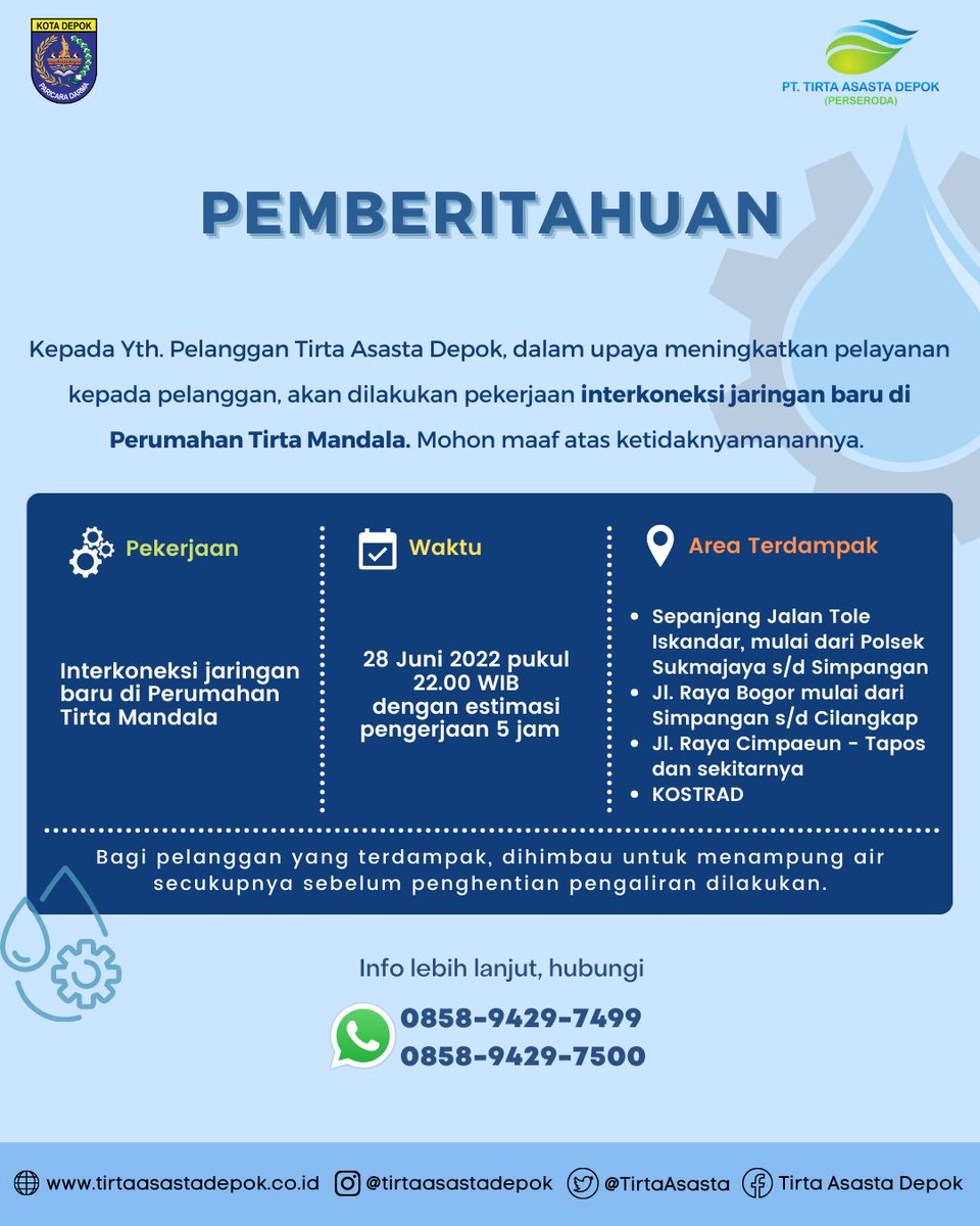 Tirta Asasta Depok tweet media
