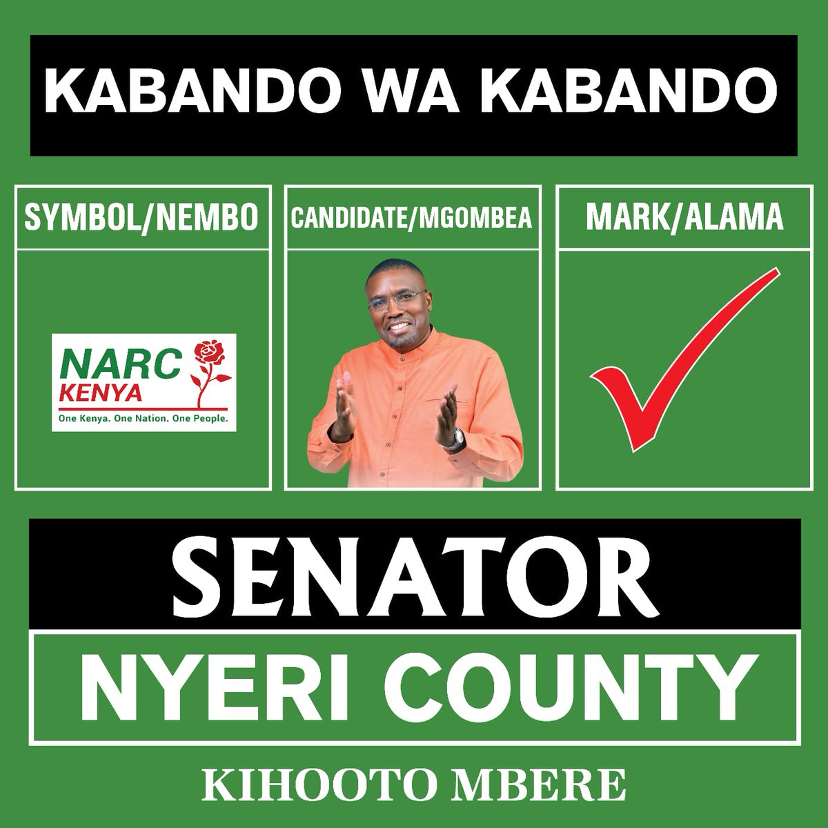 Alexand96564748's tweet photo. With our Incoming senator @Wakabando Nyeri will be the first county to secire permanent ECDE teachers , making it pensionable too!!!
He will also ensure that we have Accessible Education for all at affordable cost 
#Nyerisenatorkabando
#Nyeri https://t.co/tv0h1O4Rvy