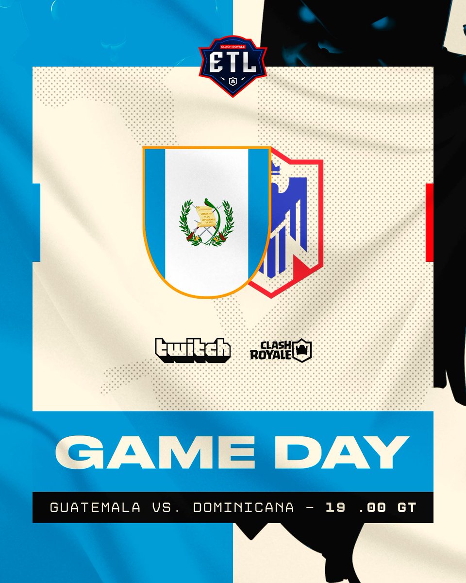 •MATCHDAY

El día de hoy disputamos la segunda  jornada de ETL, trataremos de conseguir el resultado. 

🏆 <a href="/_ETLCUP/">ETL CUP®</a> [J2]
🆚️ <a href="/SeleccionRD_CR/">Seleccion Dominicana CR 🇩🇴</a>
⏰ 7:00 PM 🇬🇹