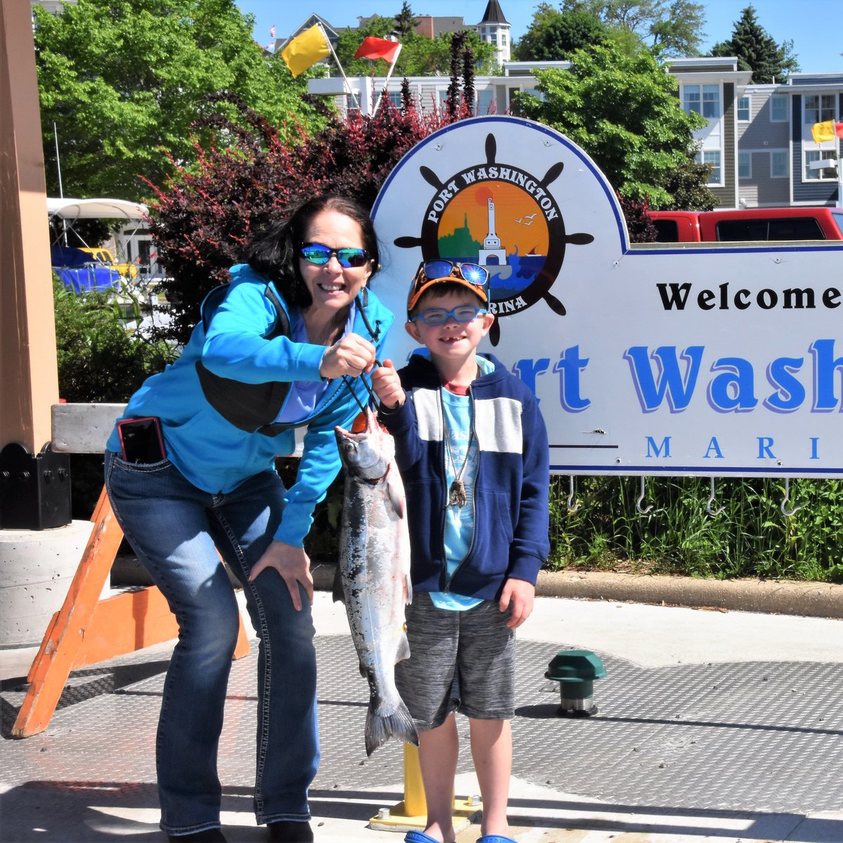 A great day with my “Fishing Friend” Kaleb, who landed this nice salmon! God bless! #childswish #ussa #fishing #outdoors #thisisfishing #fishingislife  <a href="/mike_Iaconelli/">Mike “IKE” Iaconelli</a> <a href="/KidsThatFish/">KidsFishinNation</a> <a href="/JenniPrickett/">Jenni 🐟🎣</a> <a href="/LauraMcOutdoors/">LauraMc_Outdoors</a> <a href="/APACHE_101/">Alberta Boyz</a> <a href="/WFN/">WorldFishingNetwork</a> <a href="/slstevens24/">MAGA Nation</a> 

 childswish.org