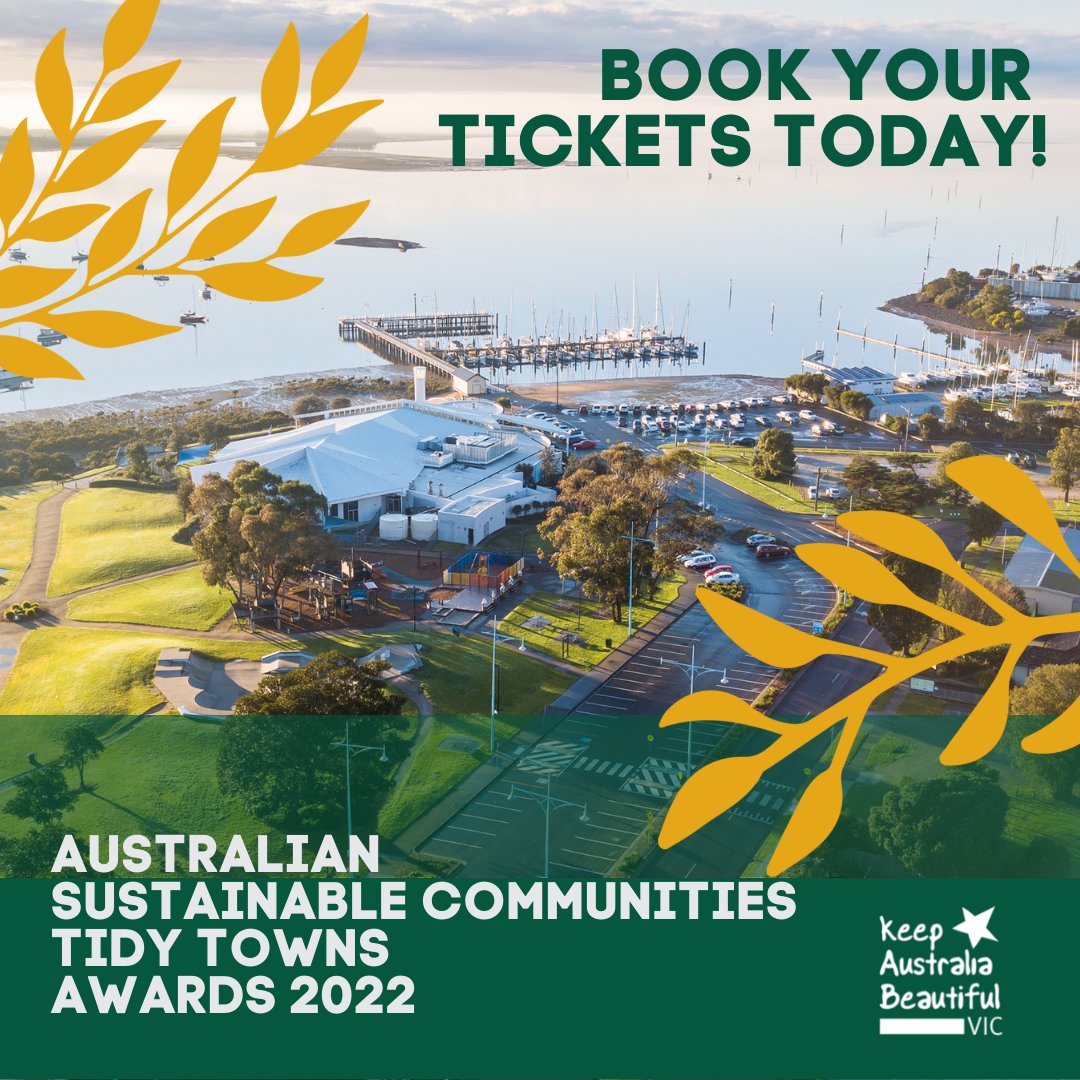 Book your tickets today to the Australian Sustainable Communities - Tidy Towns! Book here - events.humanitix.com/asctt2022