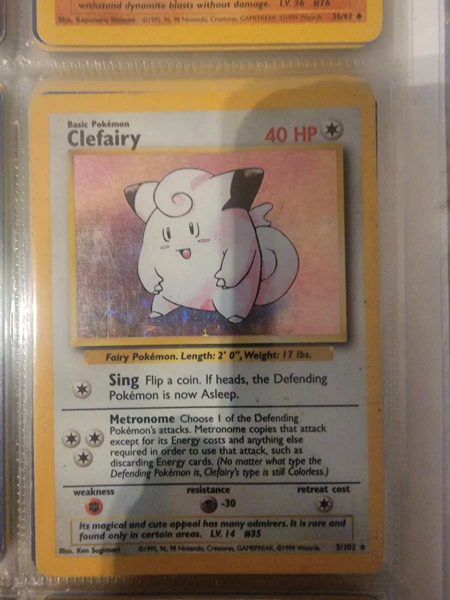 Base set Clefairy $20
#Pokemon #forsale #fortrade