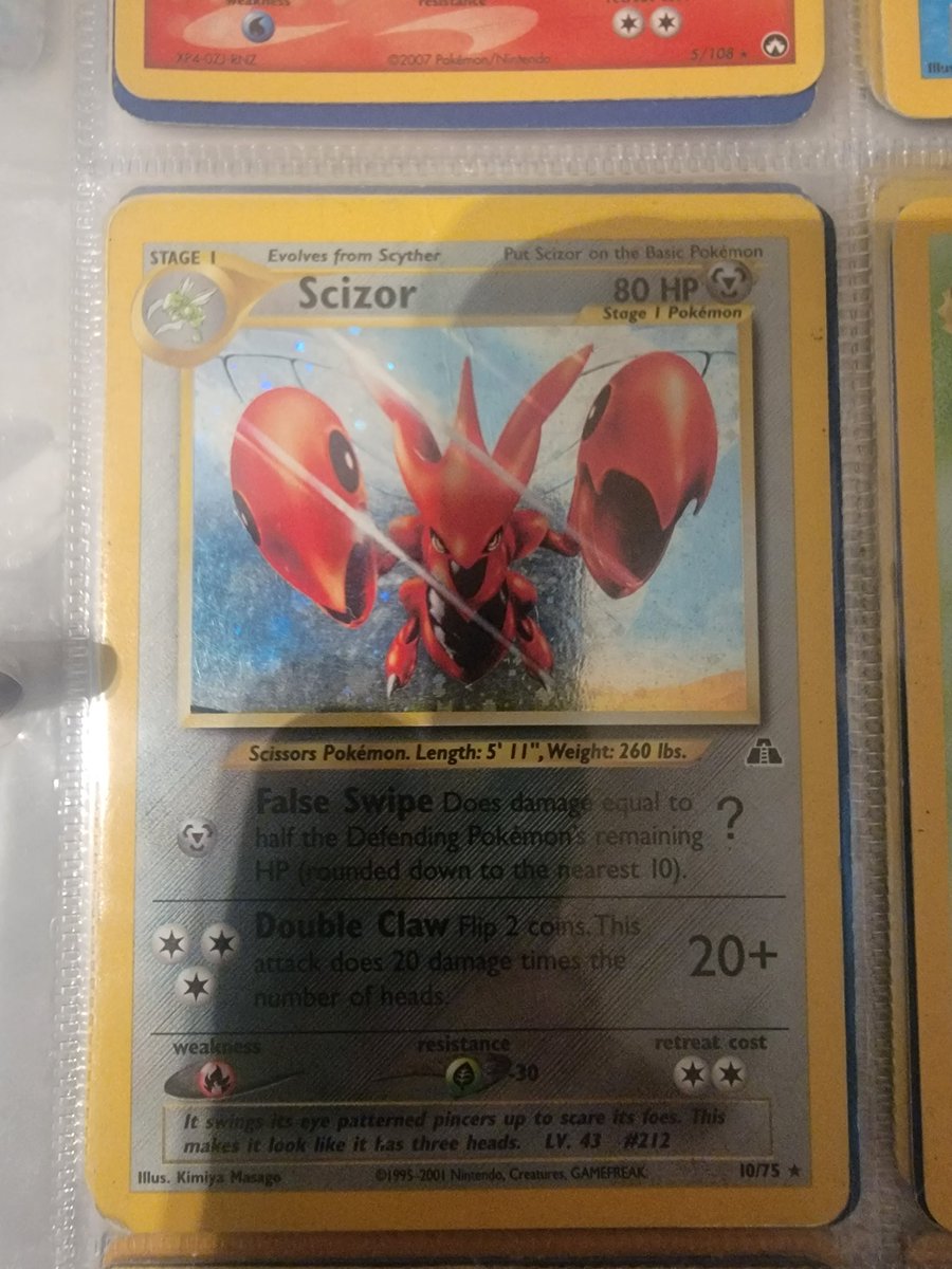 Neo Discovery Scizor $30
#Pokemon #forsale #fortrade