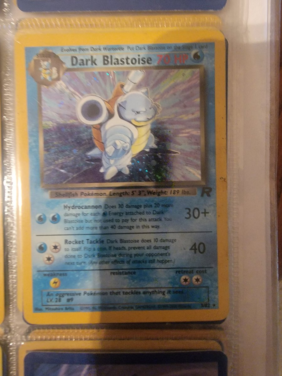 Rocket Dark Blastoise $60
#forsale #Pokemon