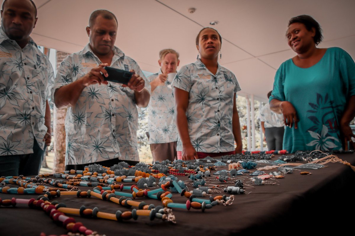 UNDP_Pacific's tweet photo. .@UNDPAccLabs 'Plastics Circularity &amp; Waste Management: An Ethnographic Study' launched today with @FijianGovt's Ministry of Waterways &amp; Environment aims to better understand key actors &amp; encourage strong partnerships in tackling the plastic crisis. E-copy will be available soon. https://t.co/mFWTyHZ9Ix