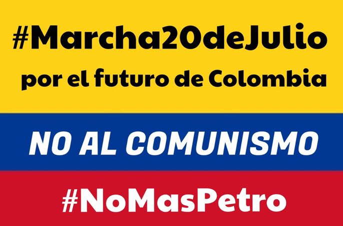 lilianaf523's tweet photo. PETRO No ha tomado posesión  y ya le anuncian la primera marcha protesta… NO la va a tener fácil… https://t.co/12pqF645NM