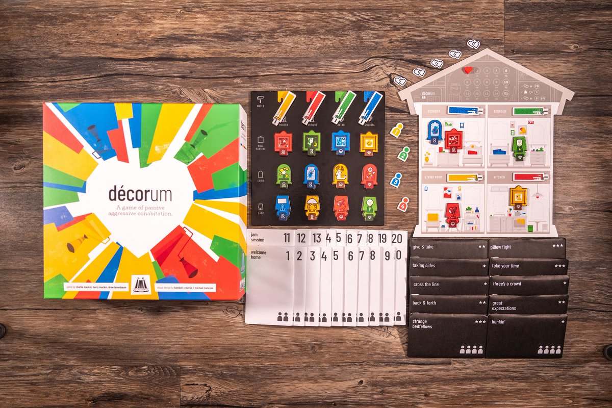 FloodgateGames's tweet photo. Curious if you have tried Décorum yet? Which has been the hardest scenario?
#Decorumgame #Boardgames https://t.co/pg8N4veyu3