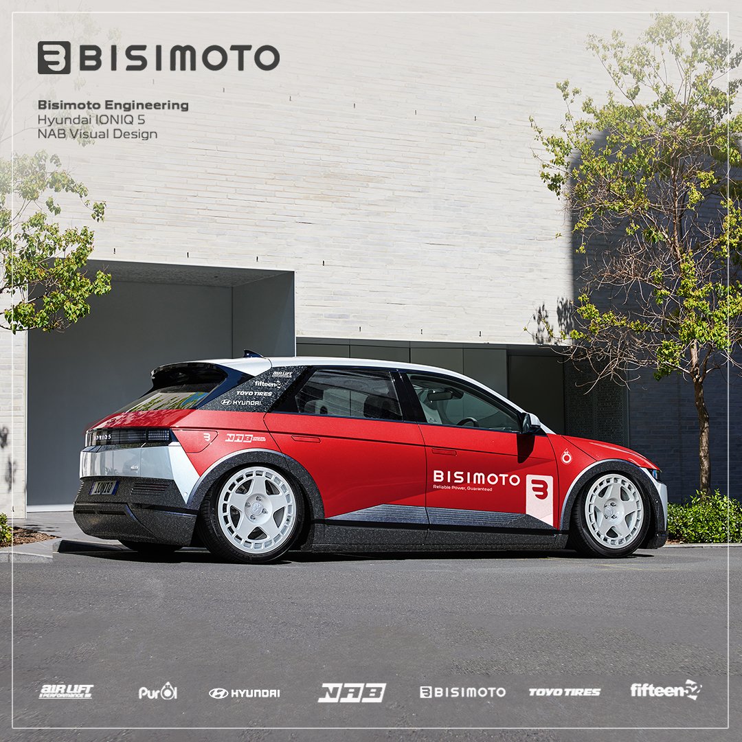 NabVisualDesign's tweet photo. Spec_Design @bisimoto
#Hyundai #IONIQ5 #Bisimoto
@Hyundai
@PurolUSA
@fifteen52
@AIRLIFTperform
@ToyoTires
#HyundaiIONIQ5 #bisimotoengineering #PurOl #conceptcar #LiveryDesign #GraphicDesign #lowered #NABVisualDesign https://t.co/yAgwDrV0oy
