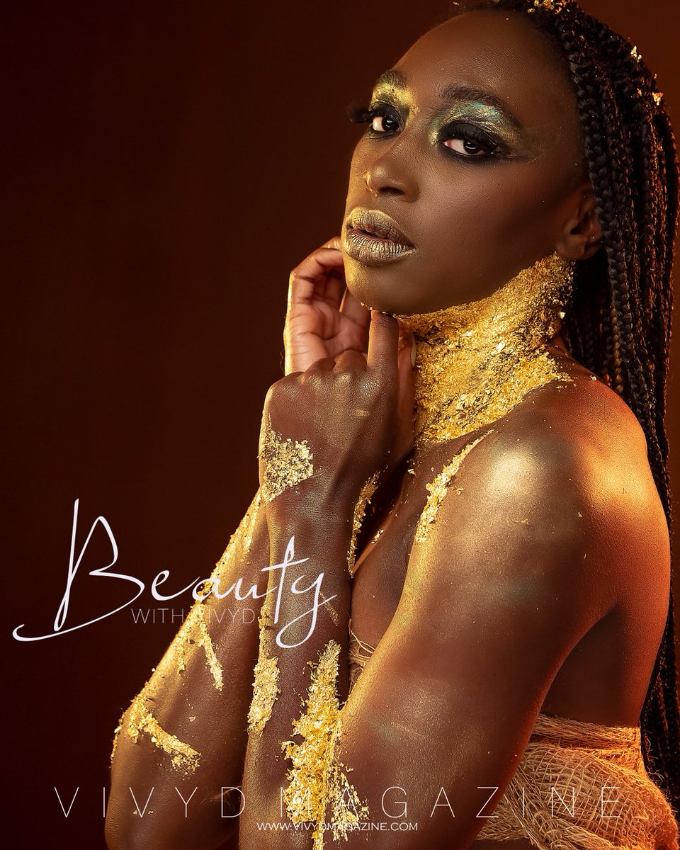 BEAUTY WITH VIVYD!!!​​​​​​​​
.​​​​​​​​
.​​​​​​​​
THE GOLDEN AMAZON. And another one! Not Greek, our model @__amazonnn__ is nothing short of a goddess adorned in sparkling golden metal. The overall look is a play between the contrast