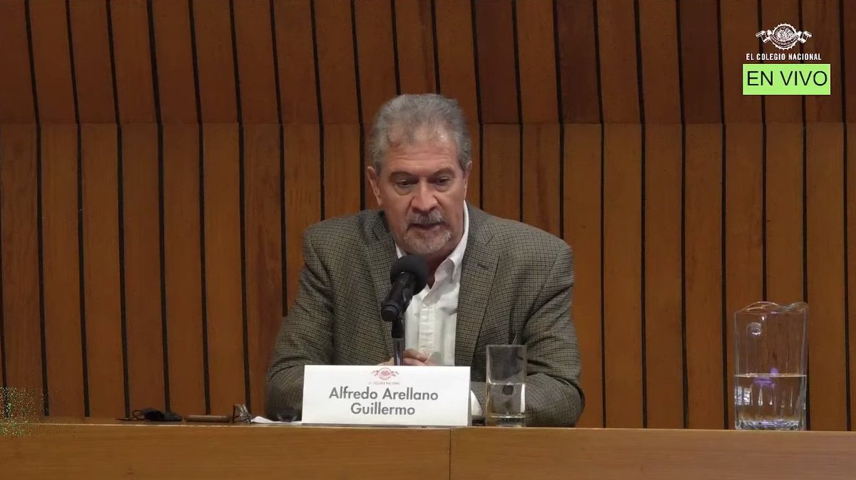 El Colegio Nacional on Twitter "Alfredo Arellano Guillermo habló de
