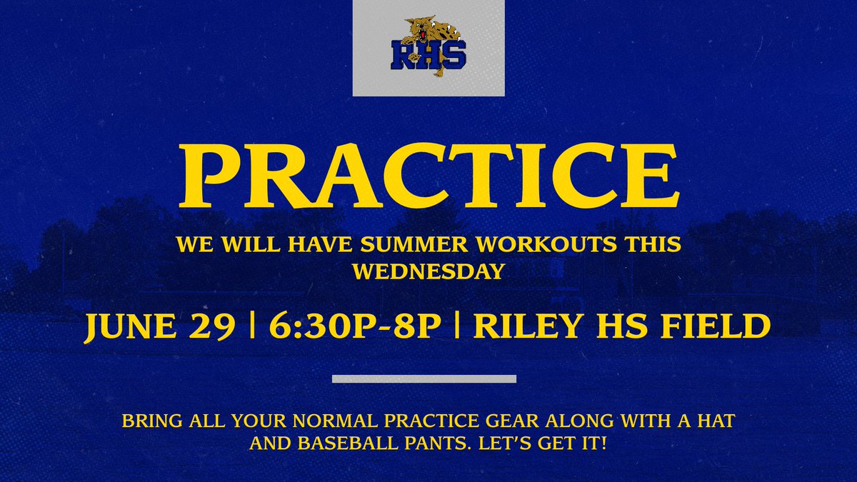 We will have our first summer baseball workout this Wednesday. Comment with questions. All incoming freshman through rising seniors are welcome.