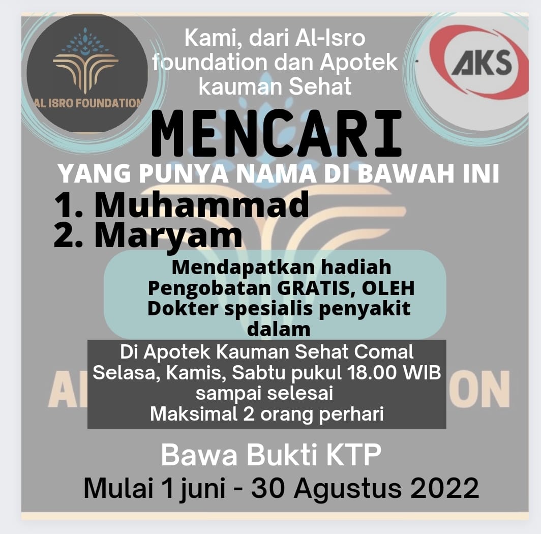 HeriSuwondo2's tweet photo. Monggo monggo, ambil kesempatan bagus ini. Selalu jaga kesehatan ya gaes.... https://t.co/wcsOO0aukW