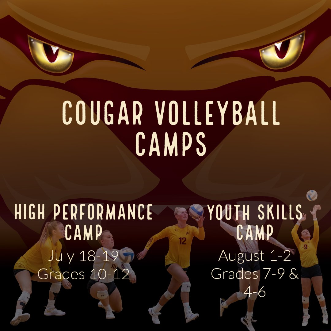 UMMVolleyball's tweet photo. We would be thrilled to see you at camp in July! Team camp is full, but you can still join us for High Performance or Youth Skills Camp.  Registration closes soon! https://t.co/hVD9SI3hgT https://t.co/RtNlS8vulA
