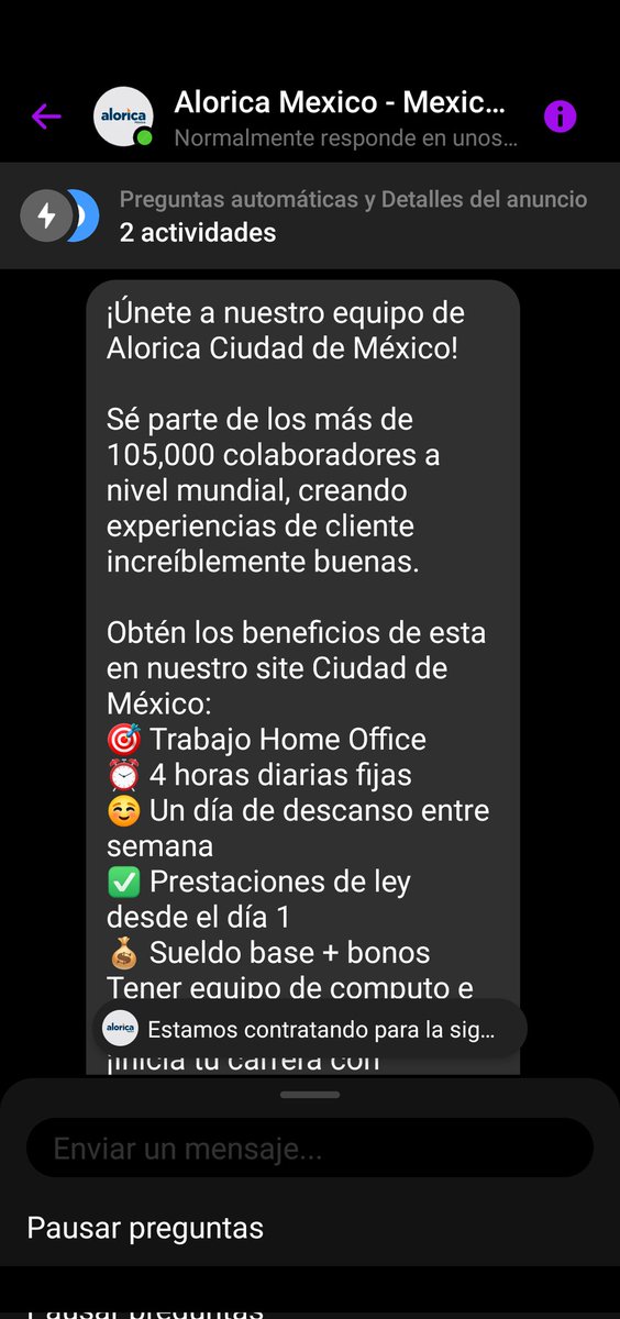 MontielAAna's tweet photo. @AloricaMexico @AloricaLatam  Todo un fraude! Prometen med tiempo y HO y no es cierto! Aplicas en un sistema, sin oportunidad de hablar con un reclutador, solo te da opciones de tiempo completo, presencial y todo es ventas... ¿¿¿Y así se dicen dar "atención a clientes"??? FRAUDE! https://t.co/kGYVk7gbA9