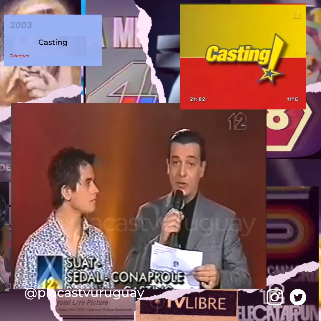 Hablemos de uno de los antepasados de #LaVozUruguay
 En 2003 Andrés Tulipano fue el conductor de Casting, un concurso de canto que se emitío por <a href="/teledoce/">𝗧𝗲𝗹𝗲𝗱𝗼𝗰𝗲 📺</a> 
Gracias a ese programa varios conocimos a <a href="/SOYVALERIALIMA/">VALERIA LIMA</a>