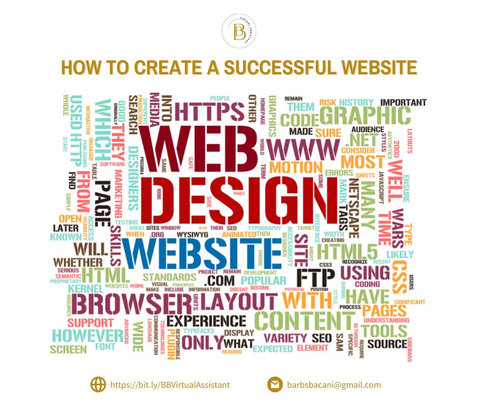 BarbaraBacani's tweet photo. 6️⃣ steps ✔️ Define goals and successes ✔️ Choose a domain name ✔️ Choose a web host ✔️ Determine your design ✔️ Plan your site’s functionality ✔️ Define your content. And, you're good 2 go. ➕ deets? 💬 me at https://t.co/nw0CPKFcV2 #businesswebsite #bbvirtualassistant #ecommerce https://t.co/kPKseZCka5