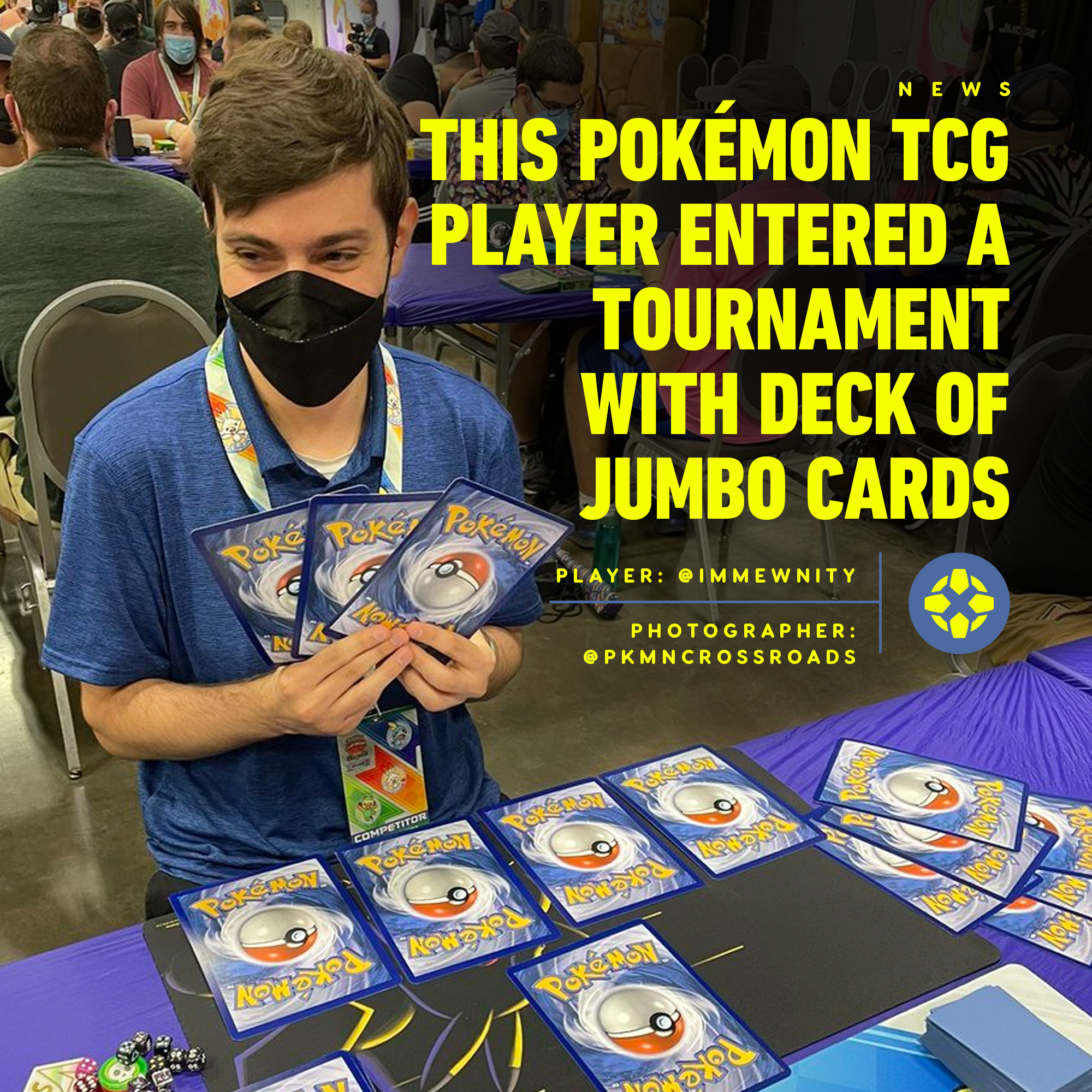 Pokémon TCG player enters US tournament with super-sized deck of