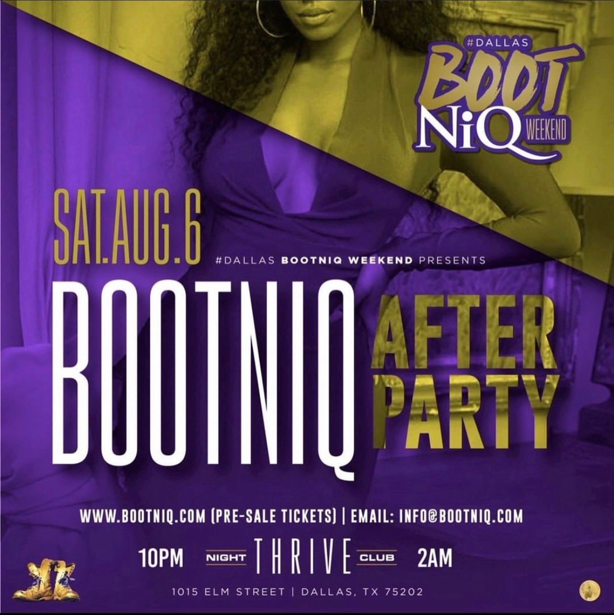 FeelMySneakers's tweet photo. We are closing in on #BootNiQ #BootWeekend and y’all know how lit the city be! Tap in with me or any of @The_Boot_Bruhz for information on host hotel booking and etc! This is an entire weekend of events in the great city of Dallas so come one come all!! https://t.co/QxfisG3NX0 https://t.co/p7YZTpJ3nt