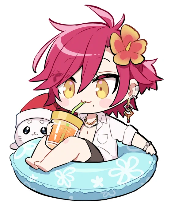 プール開きうおお #HaYun_Art 