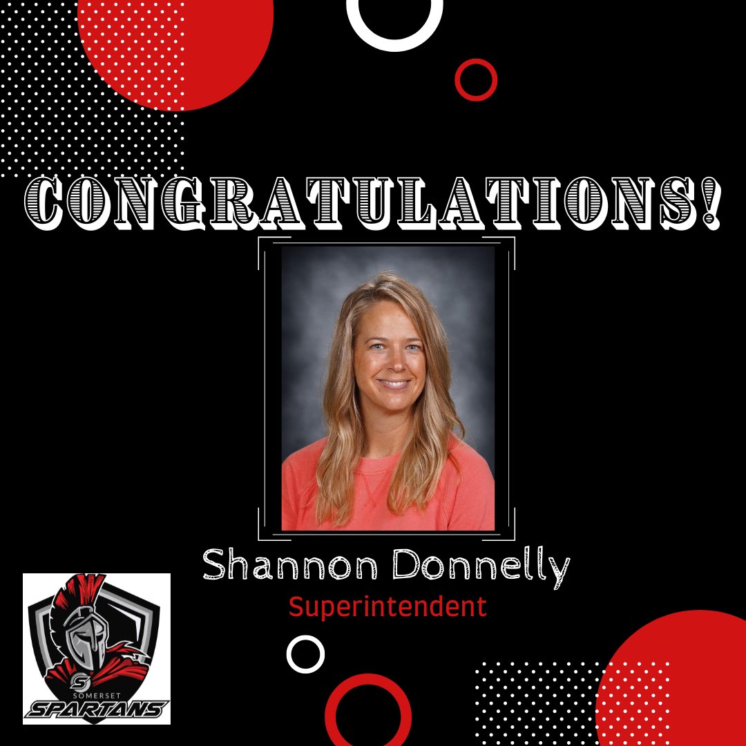Blessed and pumped to be the next Superintendent of the Somerset School District! Let’s do this! ❤️💪🏽🖤