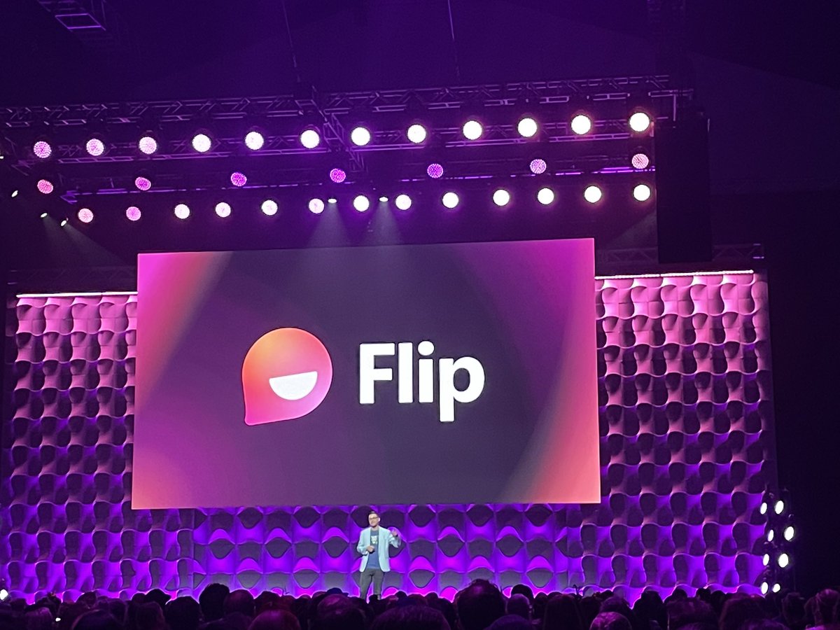 Flipgrid is Now FLIP… and I was there when they announced it @iste !#smubbleitout #ISTELive2022