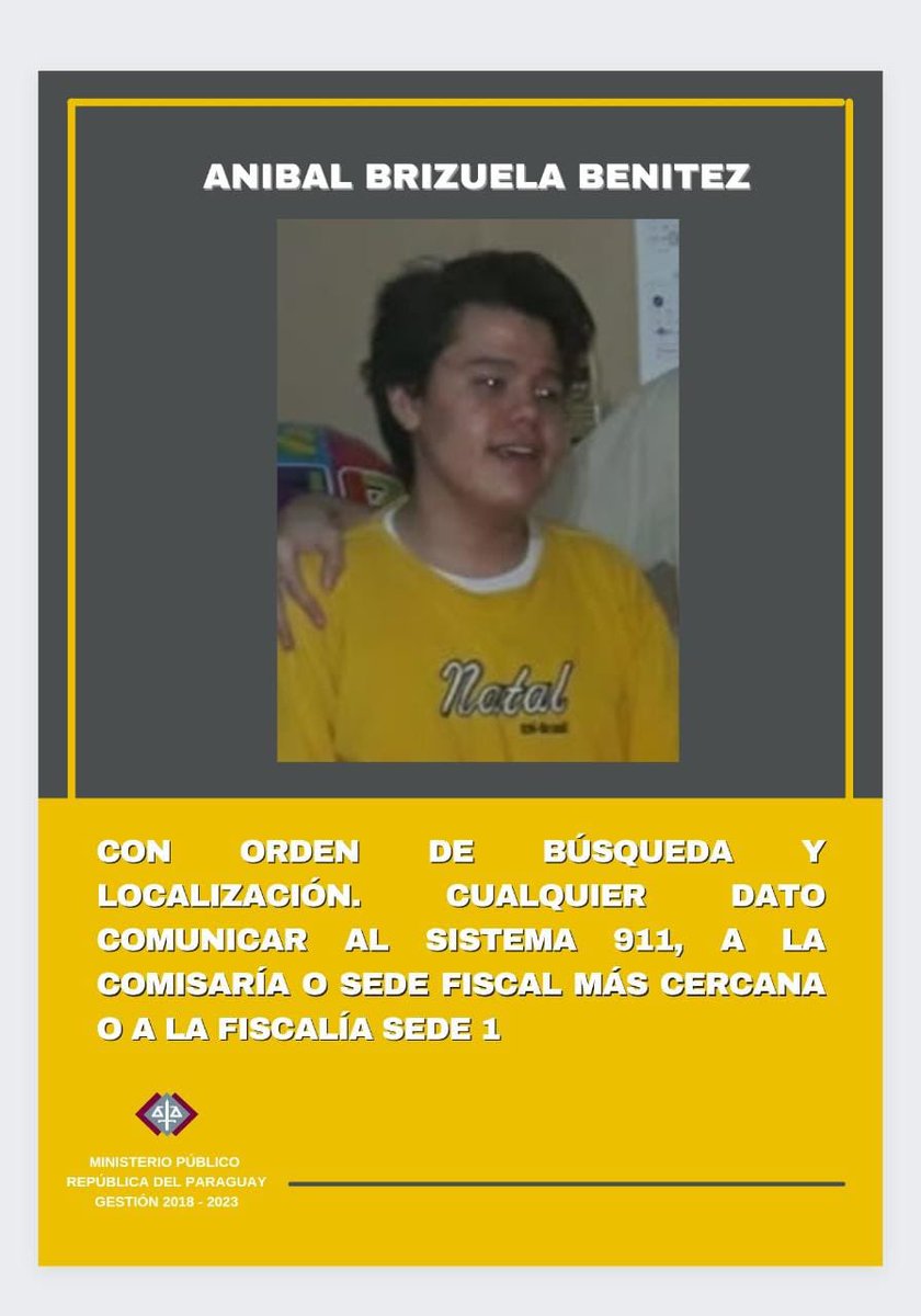 LaisBrizuela's tweet photo. Gente del tw!! Por fa si nos pueden ayudar dando RT o compartiendo! Es mi primito y desde el sábado esta desaparecido 😔💔 https://t.co/b8G6SBzbja