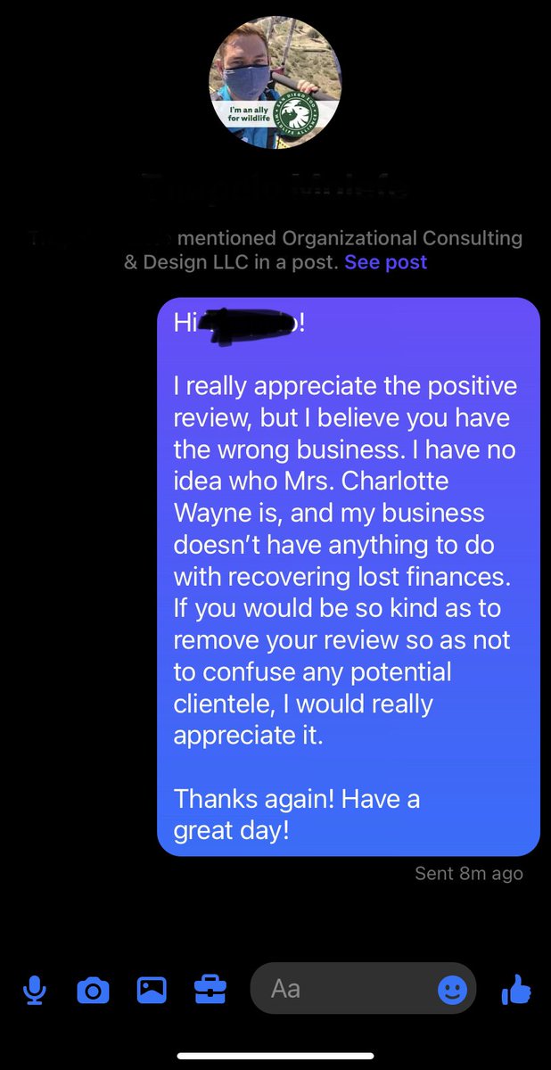 TIL fake recommendations are a thing? Such a strange experience. 😅