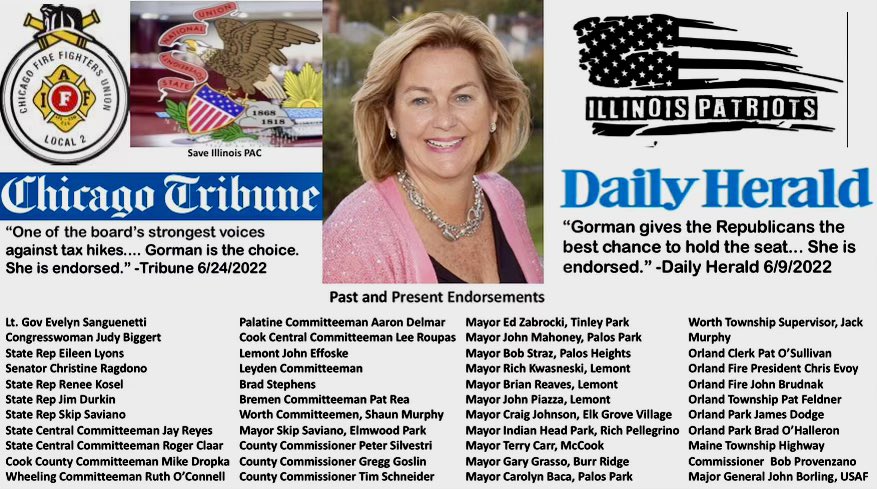 LizGorman's tweet photo. Tomorrow, June 28th - VOTE Republican for Liz Doody Gorman. 🇺🇸

Unlike my opponent being the only candidate endorsed by all Major Newspapers and Republican Leaders! 🐘 https://t.co/ON2ke9e8hd