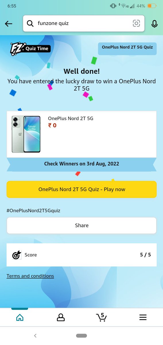 JaydevS92856598's tweet image. @amazonIN 
#OnePlusNord2T5Gquiz
#OnePlusIN
#OnePlusNord2T