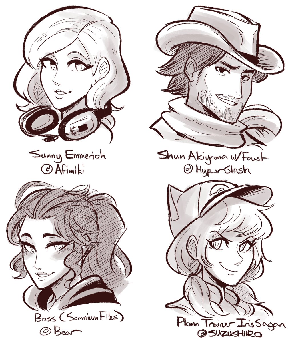 Some headshot requests for the month~ 