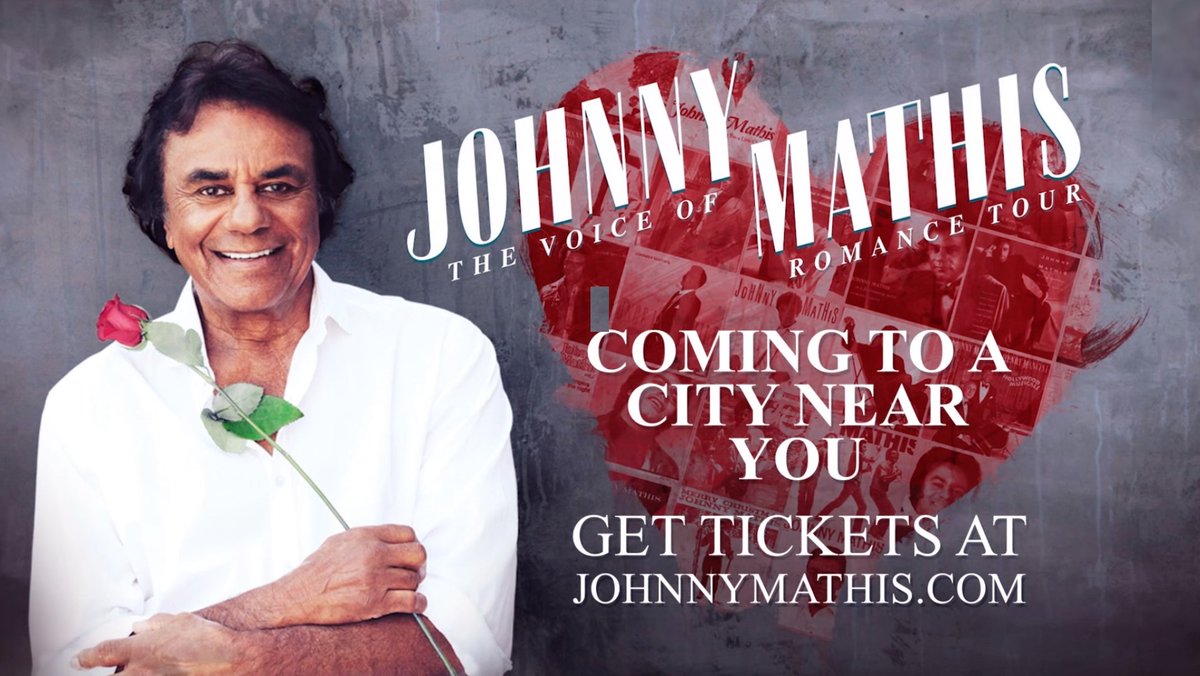 😍Its Johnny’s BIGGEST VOICE OF ROMANCE TOUR UPDATE Yet! Presale codes HERE (where applicable): 2022 shows are MATHIS22 (@StateTheatrePA / @StateTheatreNJ / @Muckleshoot_C), 2023 show is JOHNNY67 (@RuthEckerdHall) TICKETS & DETAILS🎟️johnnymathis.com/wp2/index.php/…