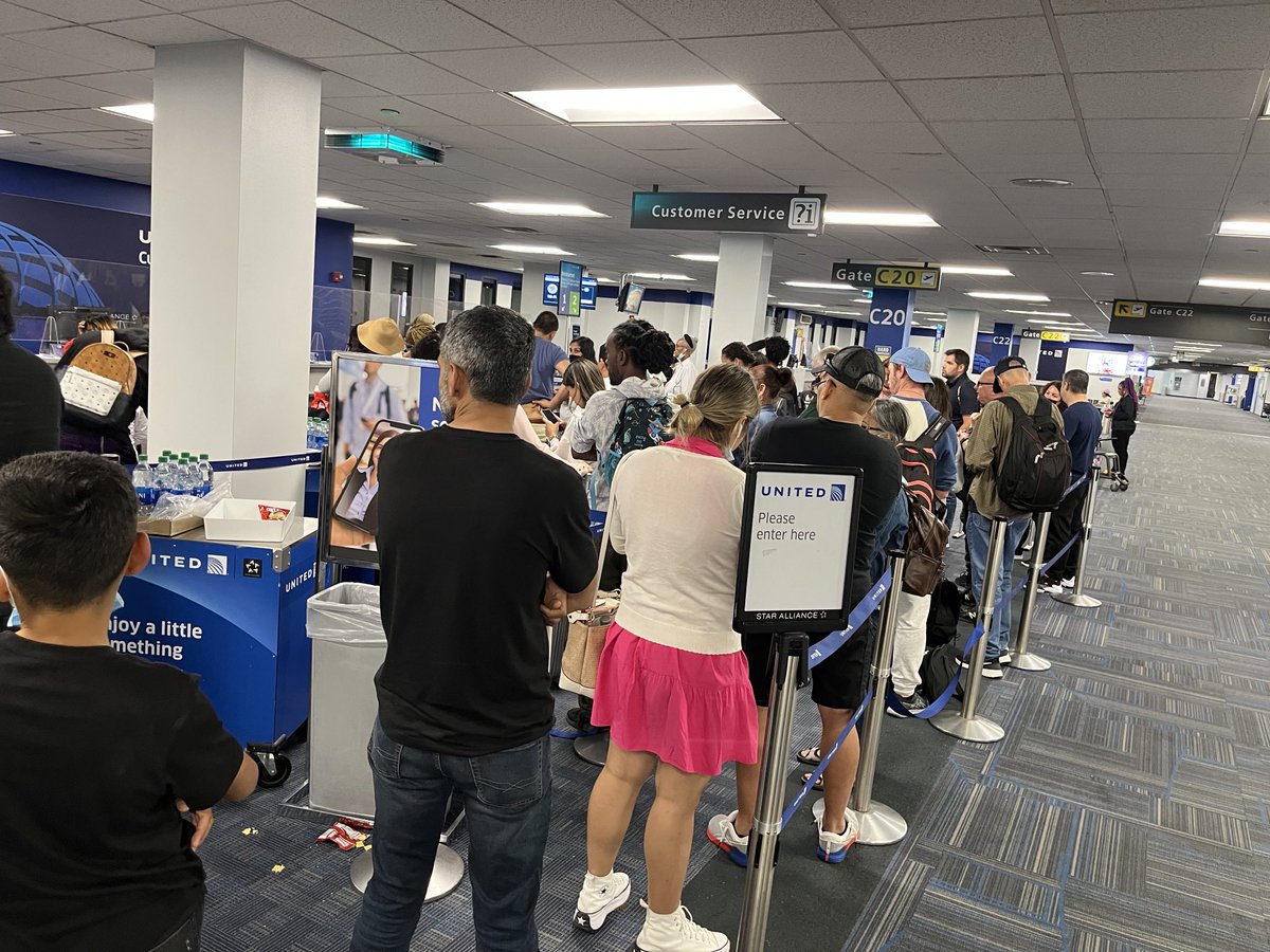 Sharon Strover (@utsharon) on Twitter photo Hey United! How about some customer service at IAD?? Lots of people waiting over an hour. And counting Hey United! How about some customer service at IAD?? Lots of people waiting over an hour. And counting