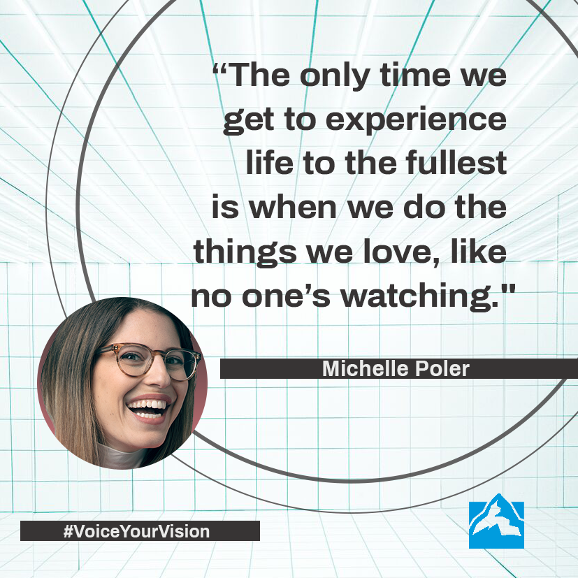 glsphilippines's tweet photo. @michellepoler  reminds us that to live life fully, we should do the things we love passionately. #VoiceYourVision #glsph #michellepoler #faithfulness #fearlessdomore #GLS22 https://t.co/QfEb4xz2c7